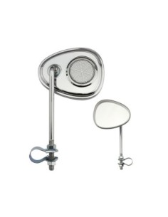 V Mirror Chrome Clear Reflectors.